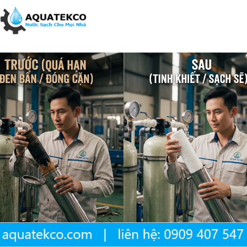 bảo trì hệ thống lọc nước uống nhà xưởng