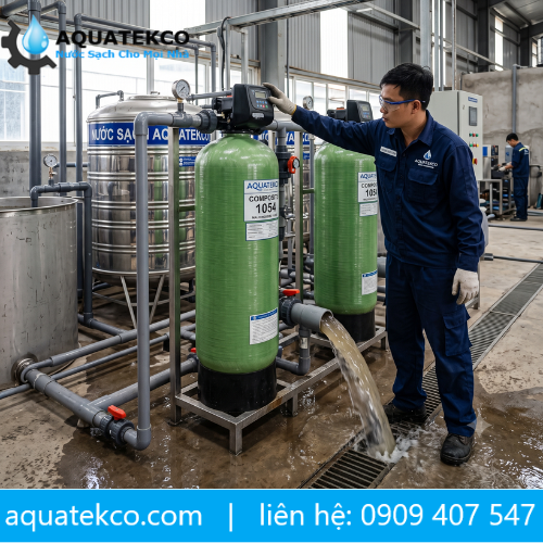 dịch vụ bảo trì hệ thống lọc nước tổng
