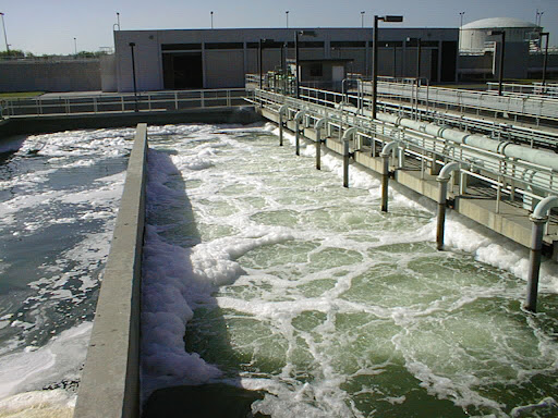 sục khí trong hệ thống xử lý nước thải