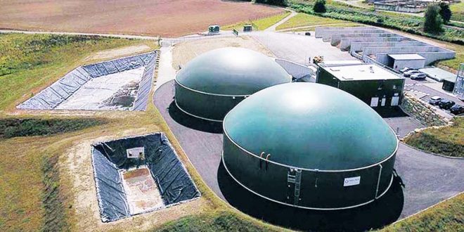 thu khí biogas từ hệ thống xử lý nước thải