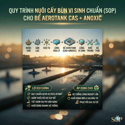 Poster SOP bùn hiếu khí