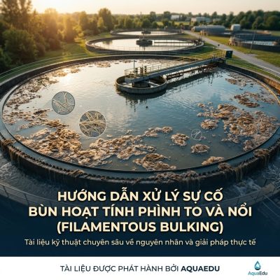 Quy trình hướng dẫn xử lý sự cố bể lắng vi sinh bị nổi bùn do vi khuẩn dạng sợi