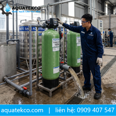 dịch vụ bảo trì hệ thống lọc nước tổng